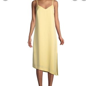 Club Monaco Yellow Tie- Back slip dress size 0